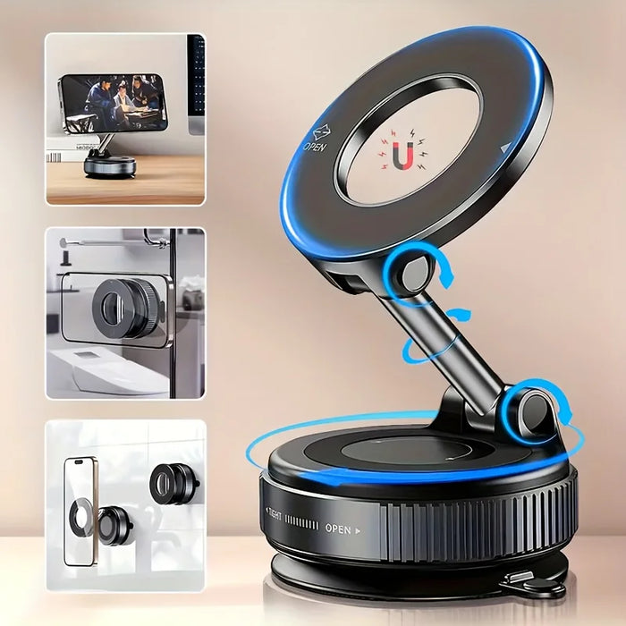 NexaGoods Magnetic Car Phone Holder – 360° Adjustable Foldable Mount